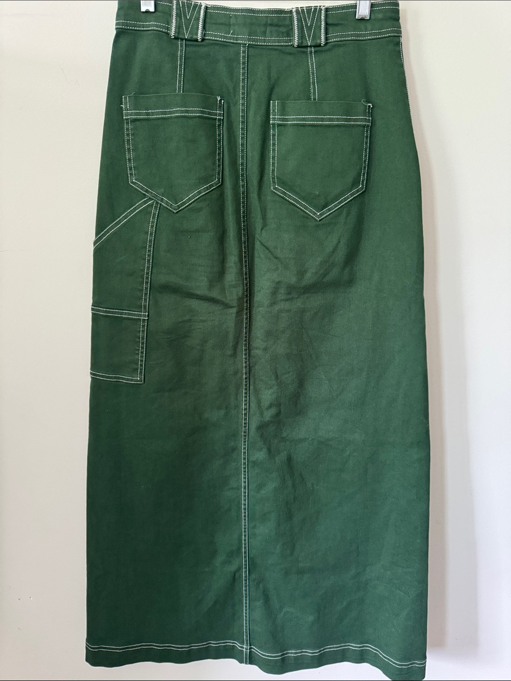 Pilcro Carpenter Green Maxi Skirt Size 2 - Picture 6 of 12